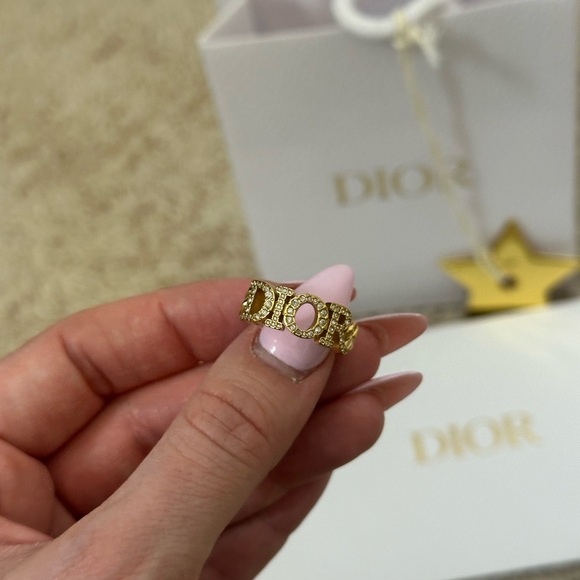 Dior Gold Chain Link Ring - Picture 7 of 11
